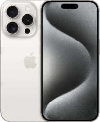 Apple iPhone 15 Pro - 128GB - White Titanium
