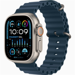 Apple Watch Ultra 2, GPS + Cellular, 49mm, Titanium (Blue Ocean Band)