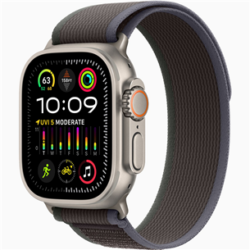 Apple Watch Ultra 2, GPS + Cellular, 49mm, Titanium (Black Trail Loop S/M)