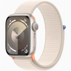 Apple Watch Series 9, GPS, 41mm, Starlight (Starlight Sport Loop)