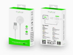 Rixus Magnetic iWatch Charging Cable - 1,2m, USB-A