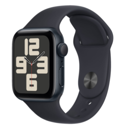 Apple Watch SE (2023), GPS, 40mm, Midnight (Midnight Sport Band M/L)