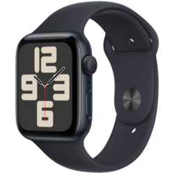 Apple Watch SE (2023), GPS, 44mm, Midnight (Midnight Sport Band S/M)