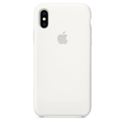 iPhone Xs Max Silicone Case w/MagSafe - White