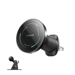 Joyroom (JR-ZS502) Magnetic Car Wireless Charger 15W - Black (Air Vent/Dashboard)